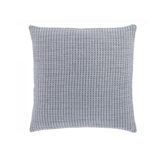 Pick Stitch Navy Matelasse Sham
