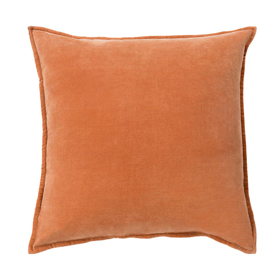 Orange Velvet Pillow