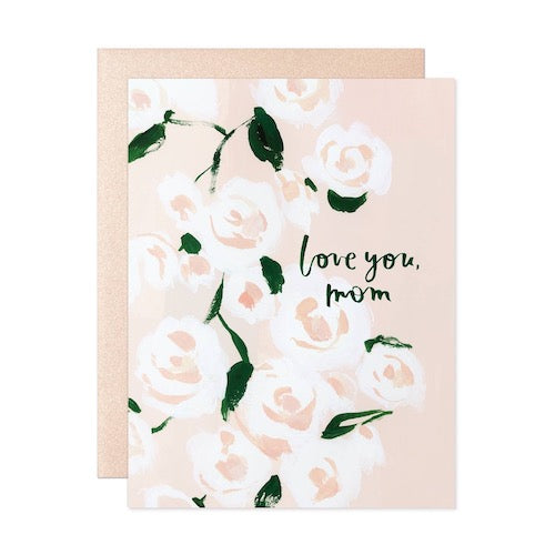"Love You Mom" Roses Card