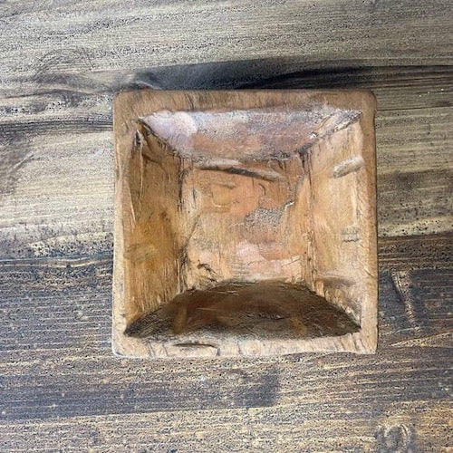 Petite Square Bowl, Natural