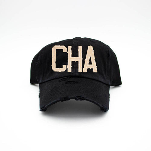Black CHA Hat