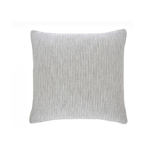 Pick Stitch Grey Matelasse Sham