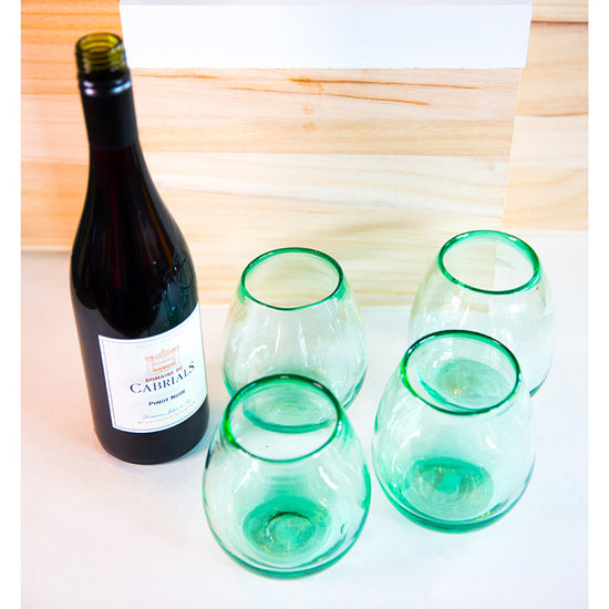 Recycled Stemless Wine Glass