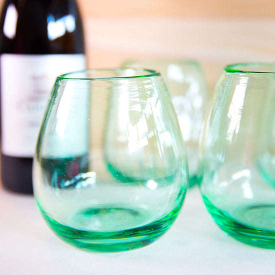 Recycled Stemless Wine Glass