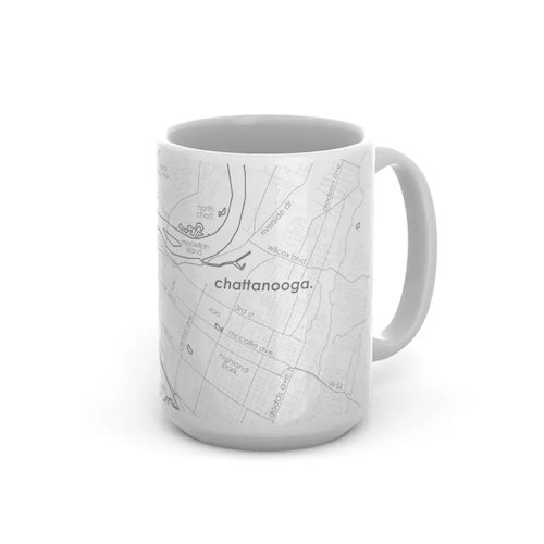 Gray Chattanooga Ceramic Mug