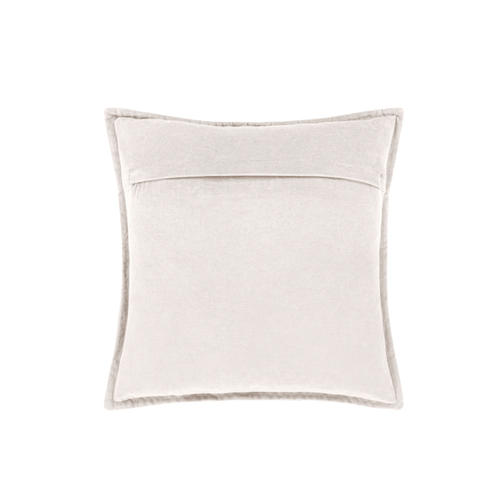 Light Beige Velvet Pillow