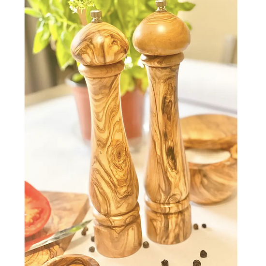 Olive Wood Salt and Pepper Set