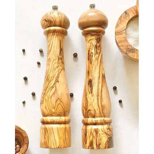 Olive Wood Salt and Pepper Set