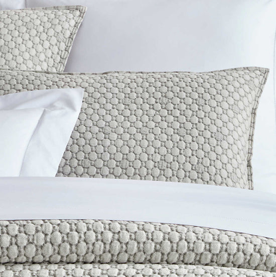 Lodi Silver Matelasse Sham