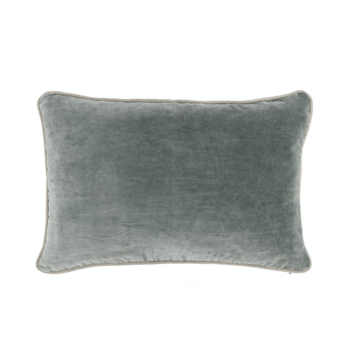 14x20 Bay Green Heirloom Velvet Lumbar Pillow