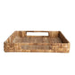 Woven Rattan Tray with Handles