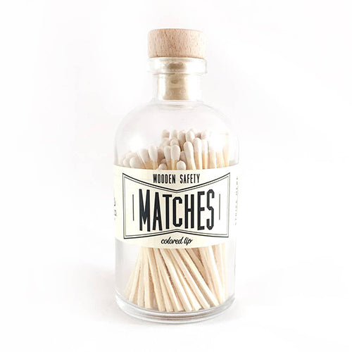 White Vintage Apothecary Matches
