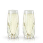 Crystal Cactus Champagne Flute