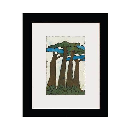 Four Trees Art Print