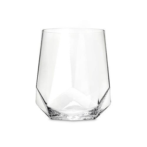 Faceted Crystal Wine Tumblers
